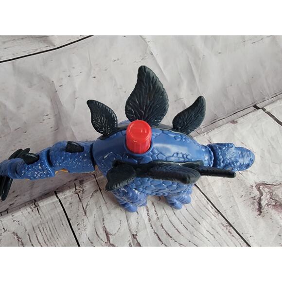 2020 Imaginext Jurassic World Dominion Blue Stegosaurus Mattel Swinging Tail 8” - Picture 3 of 9